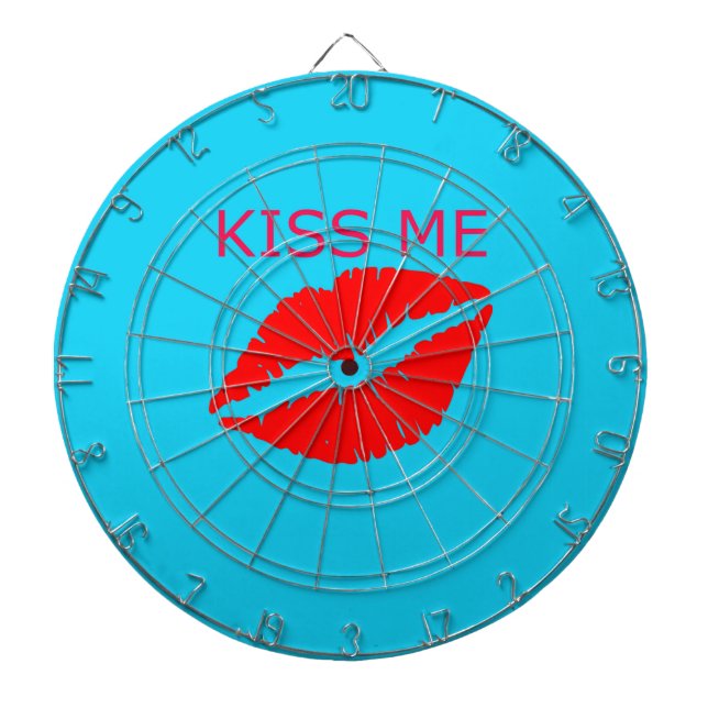 Kiss Me Dartscheibe (vorne)