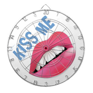 KISS ME DARTSCHEIBE