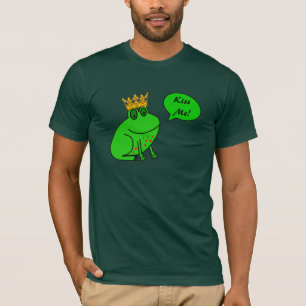 Kiss Me - Froschprinz - Funny Frog T Shirt
