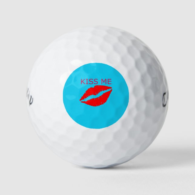 Kiss Me Golfball (Vorderseite)
