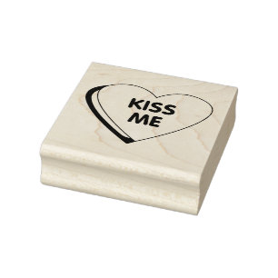 Kiss Me Gummistempel
