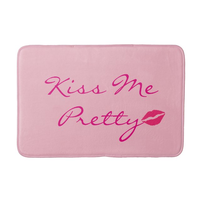 Kiss Me Hübsch Badematte (Vorderseite)