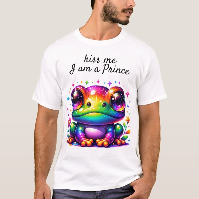 kiss me i am a prince T-Shirt (Vorderseite)