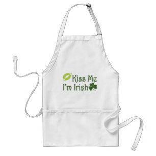 Kiss Me I bin irische Schürze