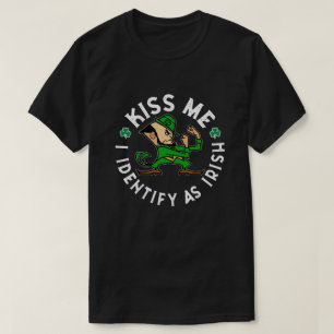 Kiss Me I identifiziere als irischen T - Shirt