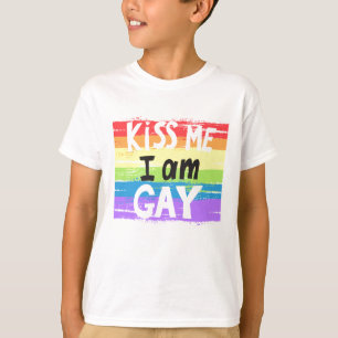Kiss Me I is Gay T-Shirt