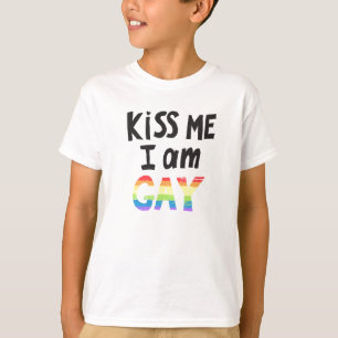 Kiss Me I is Gay T-Shirt