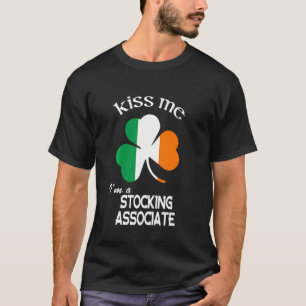 Kiss Me I M A Strumpf Associate Kleeblatt St Patri T-Shirt