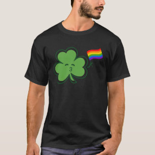 Kiss Me I m Gay St Patrick's Day Pride LGBT T-Shirt