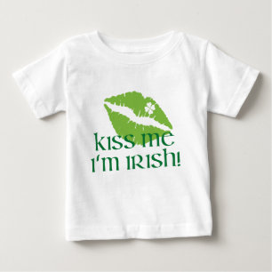 Kiss Me Ich bin irisch Baby T-shirt