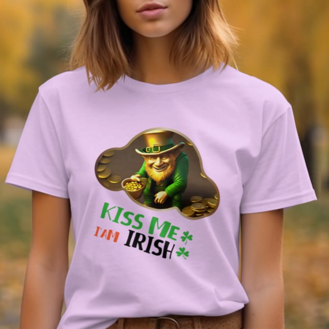Kiss Me, ich bin irisch - Emerald Isle Revelry T-Shirt (Von Creator hochgeladen)