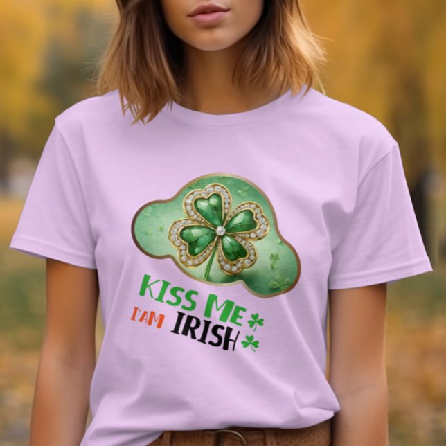 Kiss Me, ich bin irisch - irischer Segen T-Shirt (Von Creator hochgeladen)