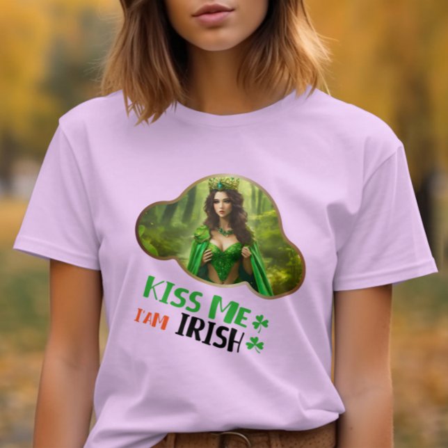 Kiss Me, ich bin irisch - Kuss-Karneval T-Shirt (Von Creator hochgeladen)