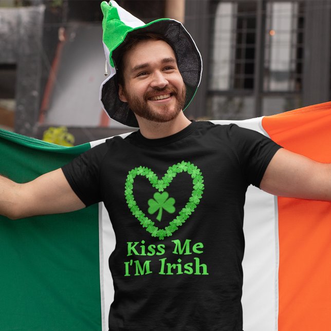 Kiss Me Ich bin irisch T-Shirt (Kiss Me I'm Irish T Shirt)