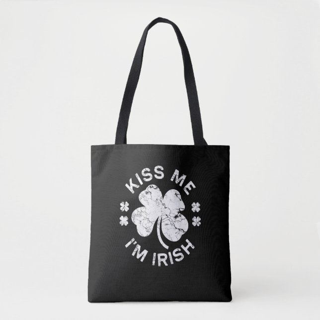 Kiss Me Ich bin irischer T - Shirt Saint Patrick D (Vorderseite)