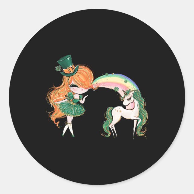 Kiss Me Ich bin Irish Sticker (Vorderseite)