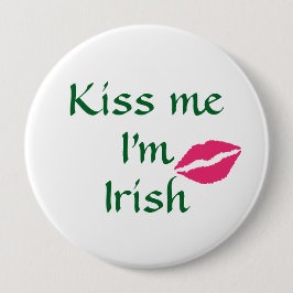 Kiss Me I'm Irish Button