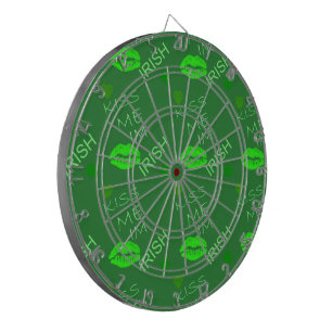 Kiss Me Im Irish Dartscheibe