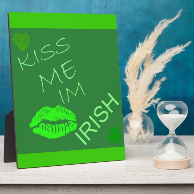 Kiss Me Im Irish Fotoplatte (Seite)