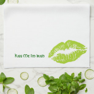 Kiss Me I'm Irish Handtuch