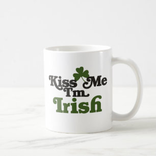 Kiss me Im Irish Kaffeetasse