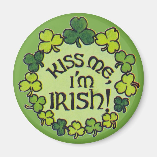 Kiss Me I'm Irish - Magnet (Vorne)