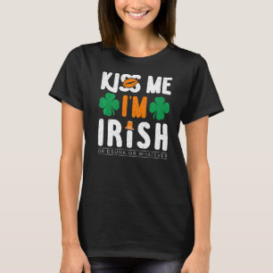 Kiss Me I'm Irish Saint Patrick Day T-Shirt