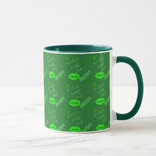 Kiss Me Im Irish Tasse