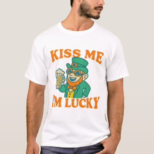 Kiss Me I'm Lucky T-Shirt