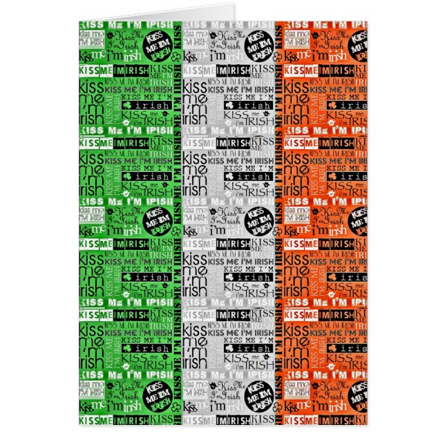 Kiss Me Irish Flag (Vorne)
