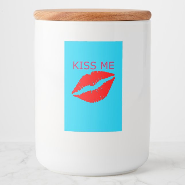 Kiss Me Lebensmitteletikett (Vorderseite)