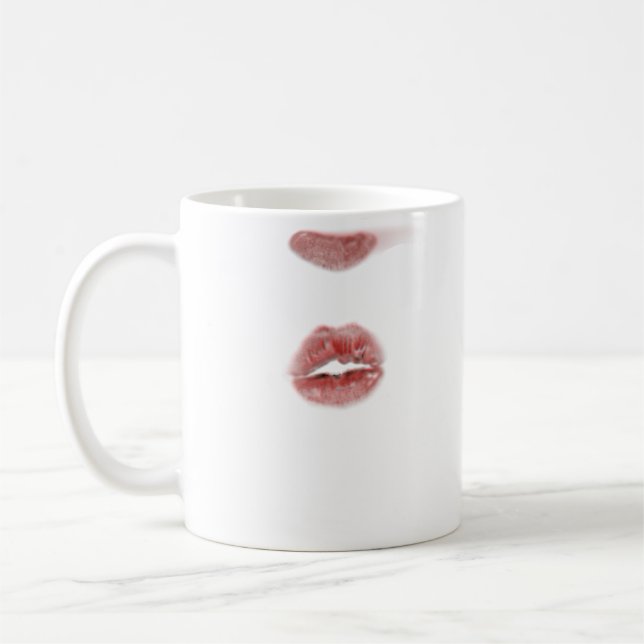 Kiss Me Lipstick Kaffeetasse (Links)