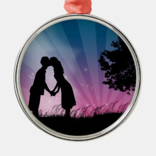 Kiss Me Ornament Aus Metall