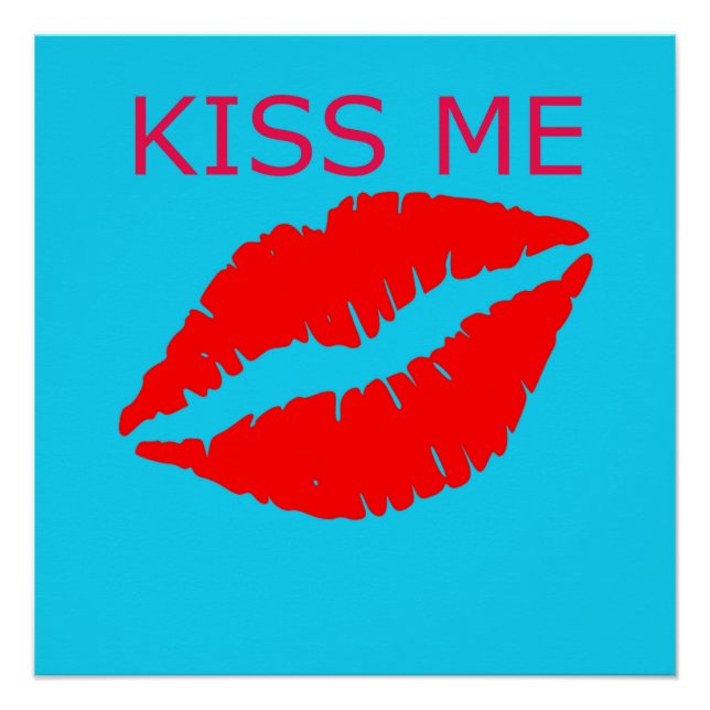 Kiss Me Poster (Vorderseite)