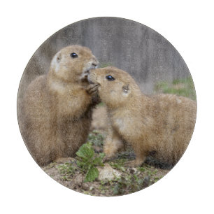 Kiss me Quick Runde Schneidunterlage Schneidebrett