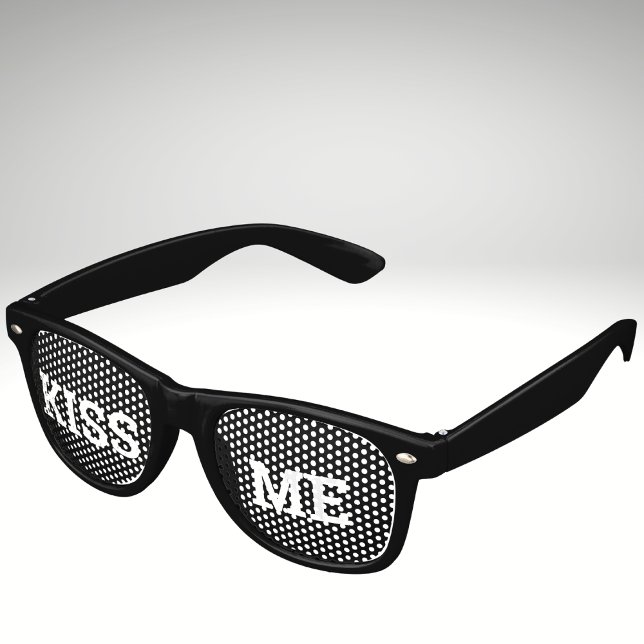 KISS ME Retro Shades / Fun Party Sonnenbrille (Von Creator hochgeladen)