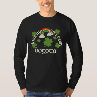 Kiss Me Shamrock  City St Patrick's Day Bogota T-Shirt