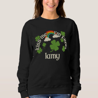 Kiss Me Shamrock  City St Patrick's Day Lamy Sweatshirt
