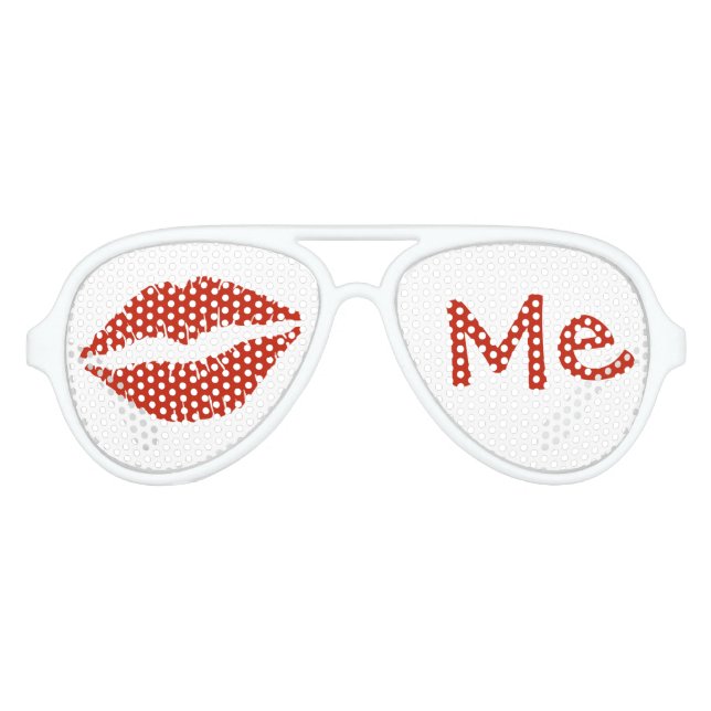 Kiss Me Sonnenbrille (Vorderseite)