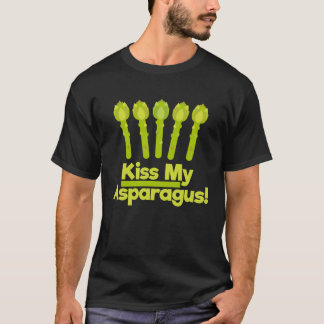 Kiss mein Spargel Küss Gutes Spargel Grünes Gemüse T-Shirt