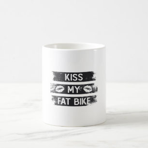 Kiss mein tolles Bike Radfahrer MTB Bike Fatbike Kaffeetasse
