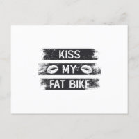 Kiss mein tolles Bike Radfahrer MTB Bike Fatbike