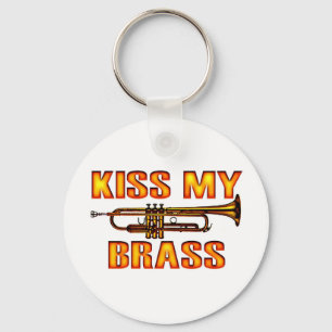 Kiss meine Brass Schlüsselanhänger