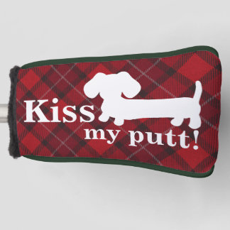 Kiss meinen Putt Cheeky Dackel Cover Golf Headcover