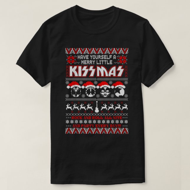 KISS Merry Little KISSmas T-Shirt (Design vorne)