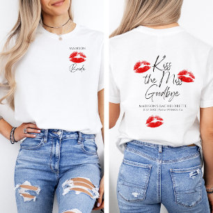 Kiss, Miss Goodbye Bride Personalizable T-Shirt