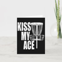 Kiss My Ace Disk Golf Basket - Vatertag Geschenk
