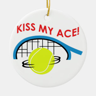 Kiss my Ace Keramik Ornament