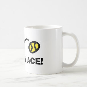 KISS MY ACE Tischtennis Tasse für Trainer und Spi