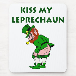 Kiss My Leprechaun Mousepad